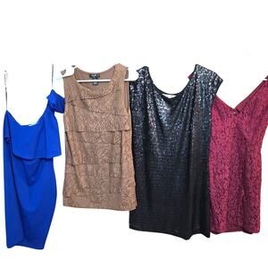 Women's Medium 8  Dresses Wholesale Resell Bulk Lot of 4 M
